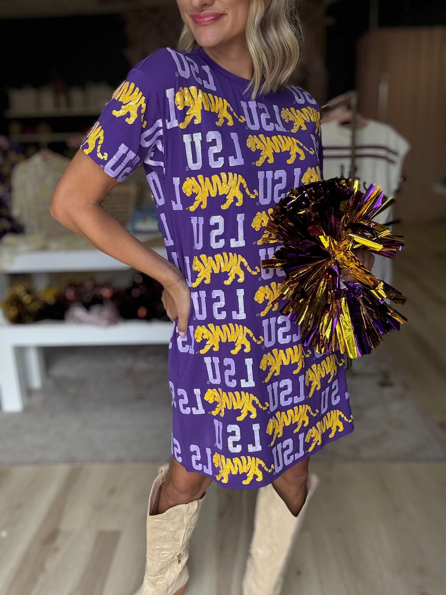 Stewart Simmons Licensed LSU Repeat Dress