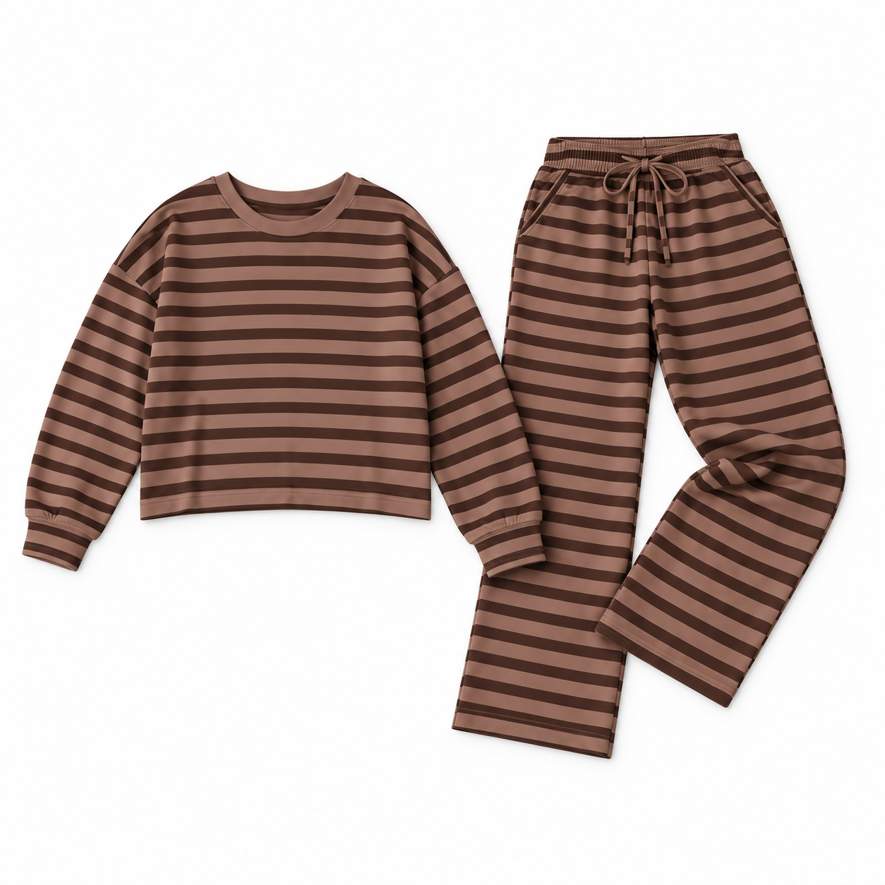 Fall Striped Set PREORDER (brown on brown)