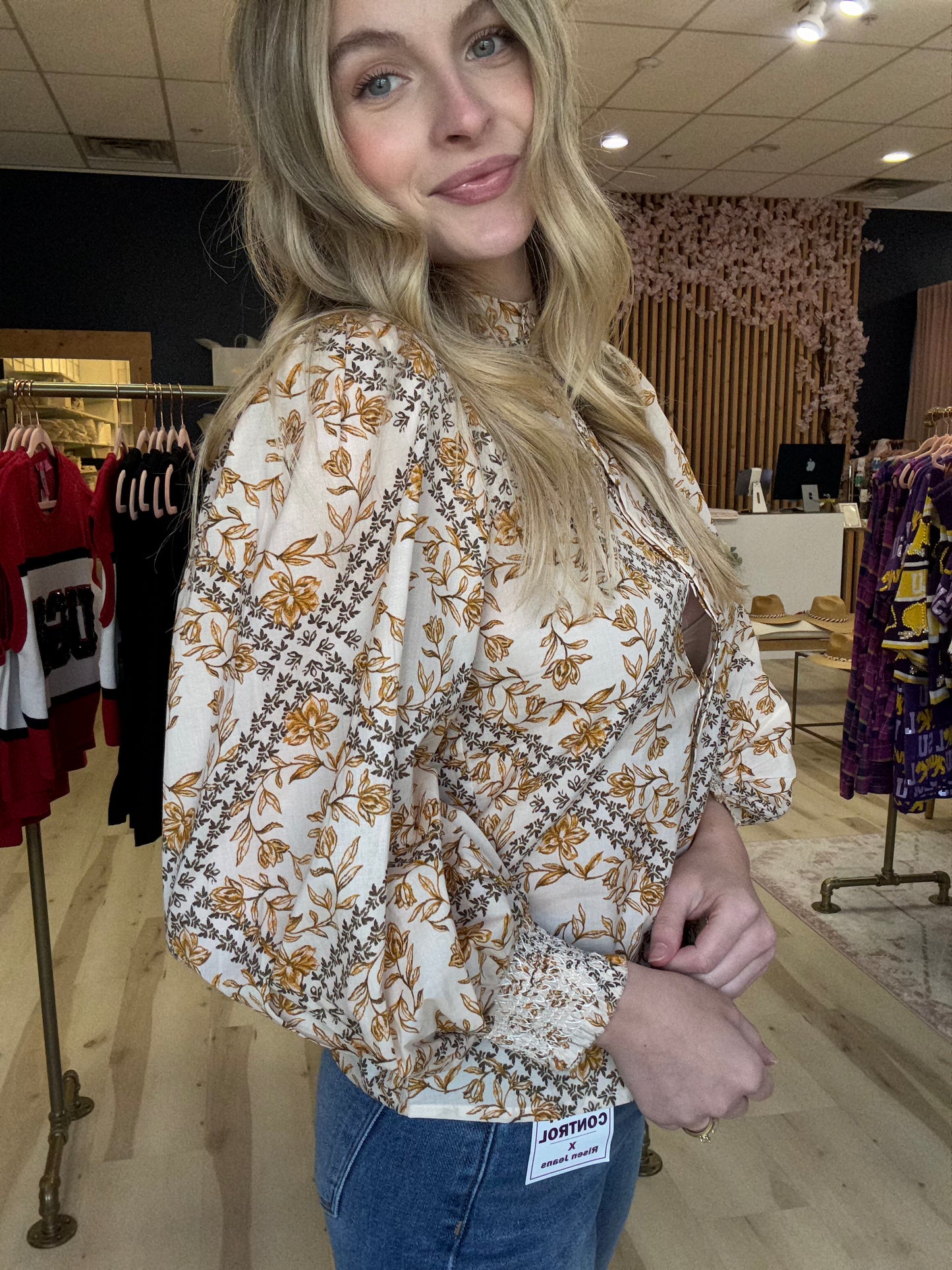 Elizabeth Floral Top