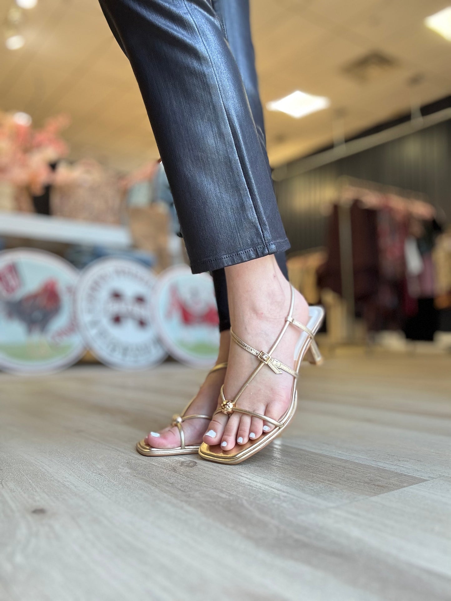 Dolce Vita Mylee Heels in Gold