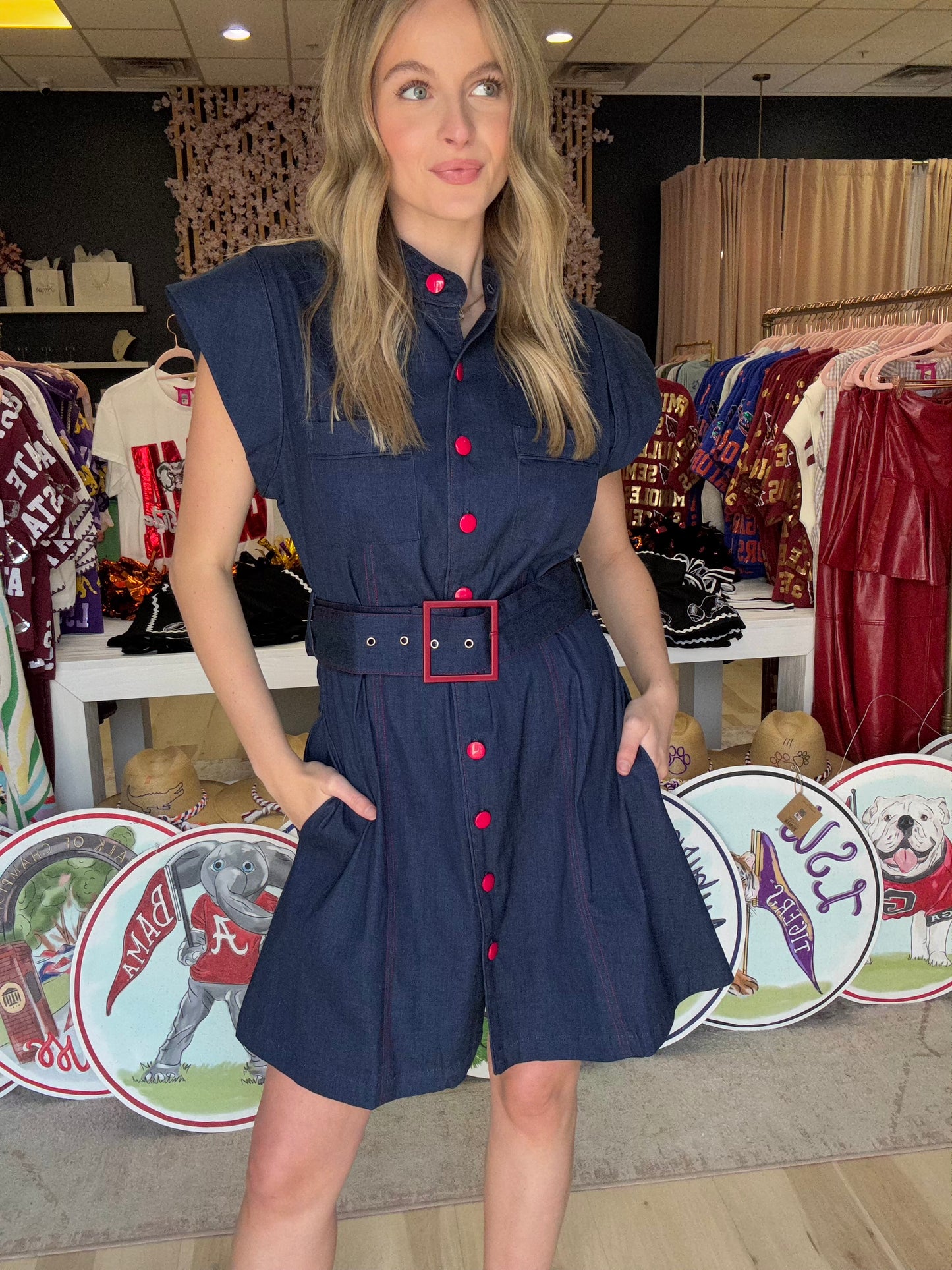 SEDGE Suzie Dress in Ink Blue