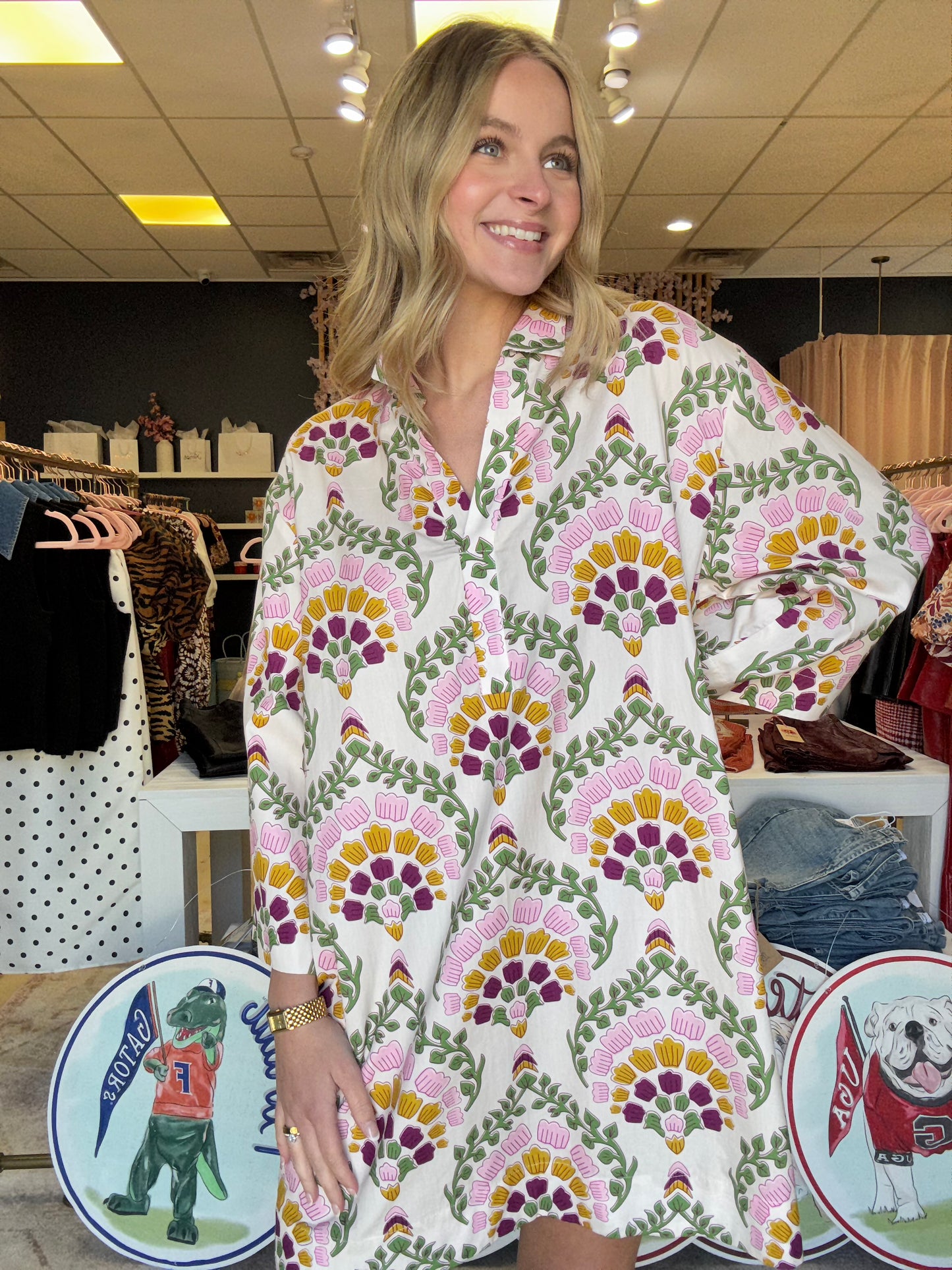 Double A Colette Dress in Botanique