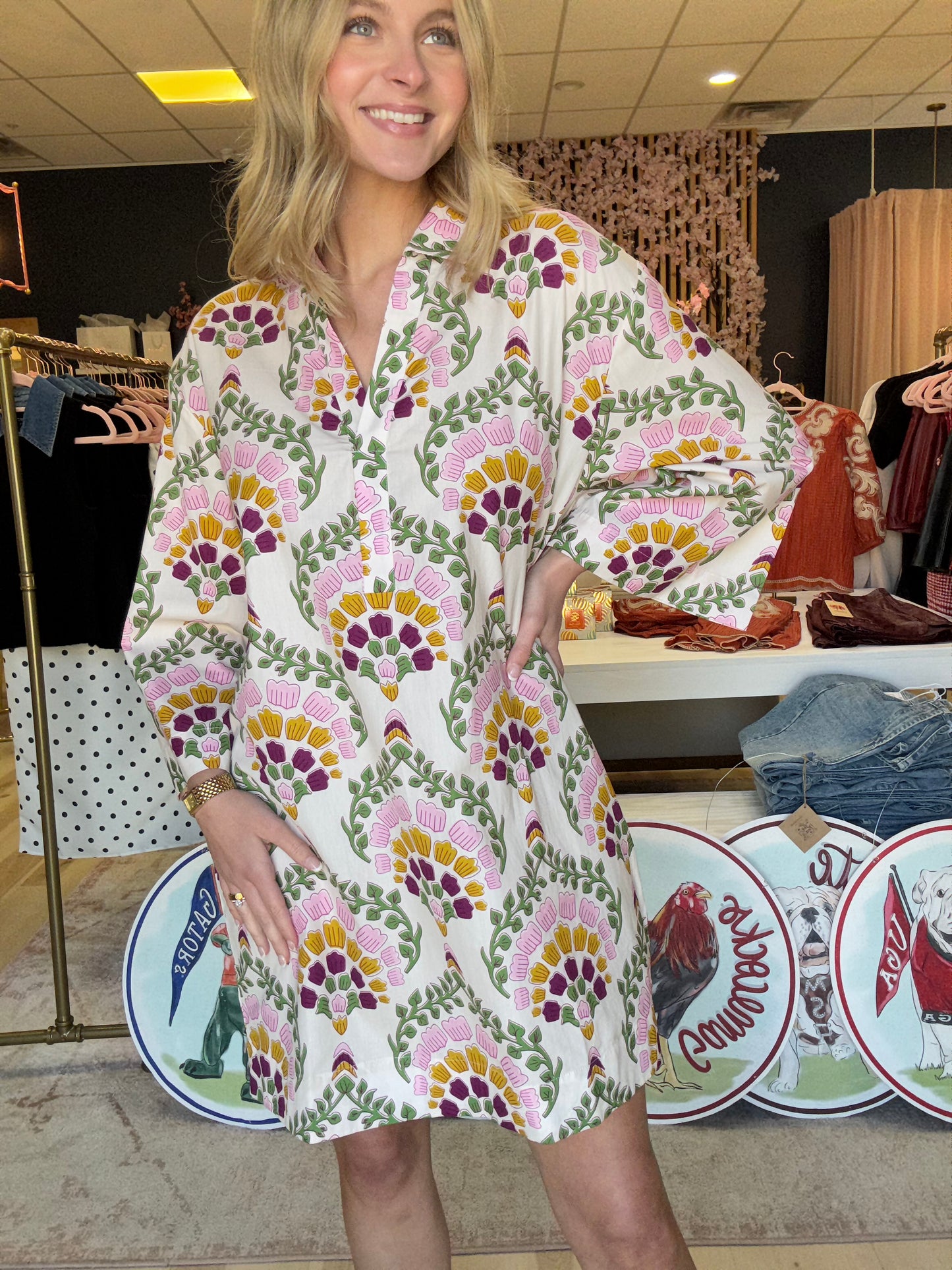 Double A Colette Dress in Botanique