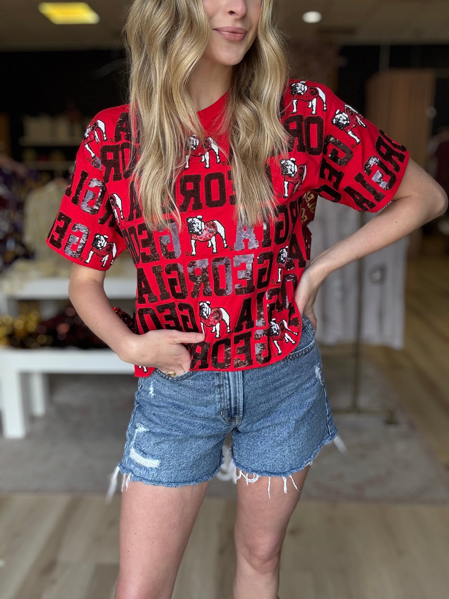Stewart Simmons Licensed Georgia Repeat Tee