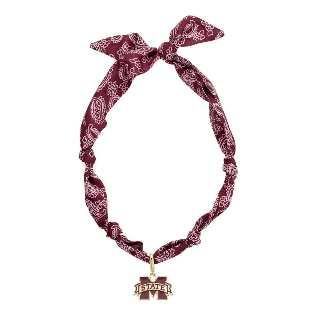 Mississippi State Scarf Necklace