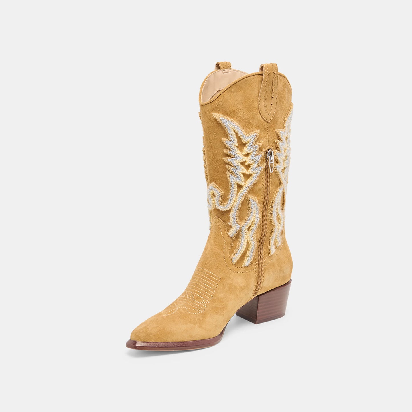 Dolce Vita Vila Boots in Caramel Suede