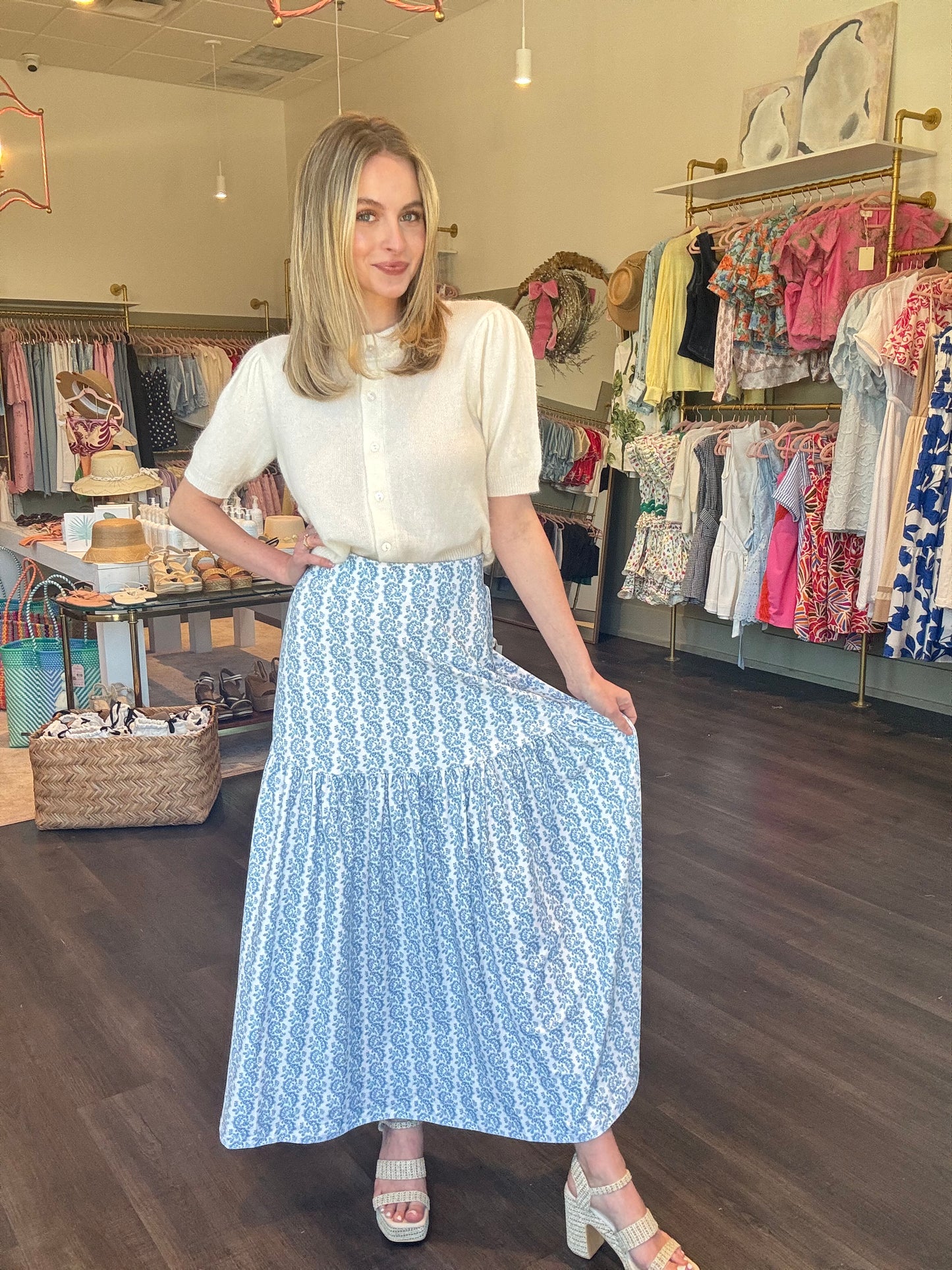 Smith and Quinn Faye Skirt in Marigold Twist