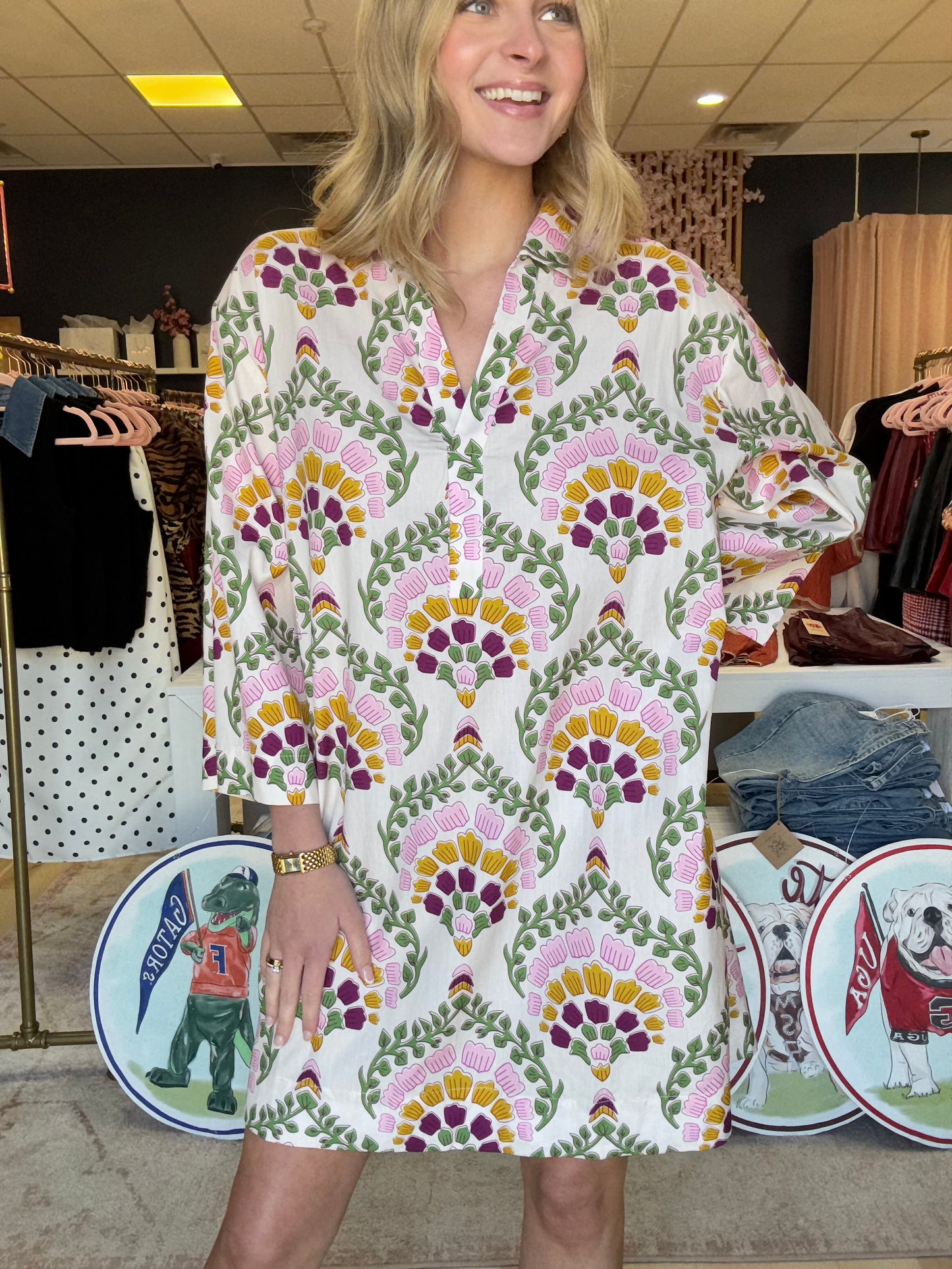 Double A Colette Dress in Botanique