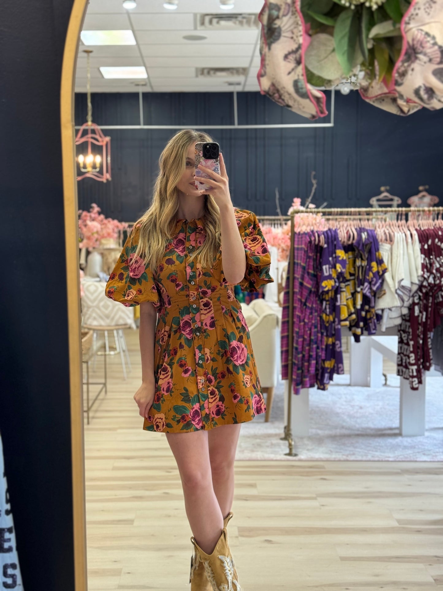Jenna Floral Bubble Dress
