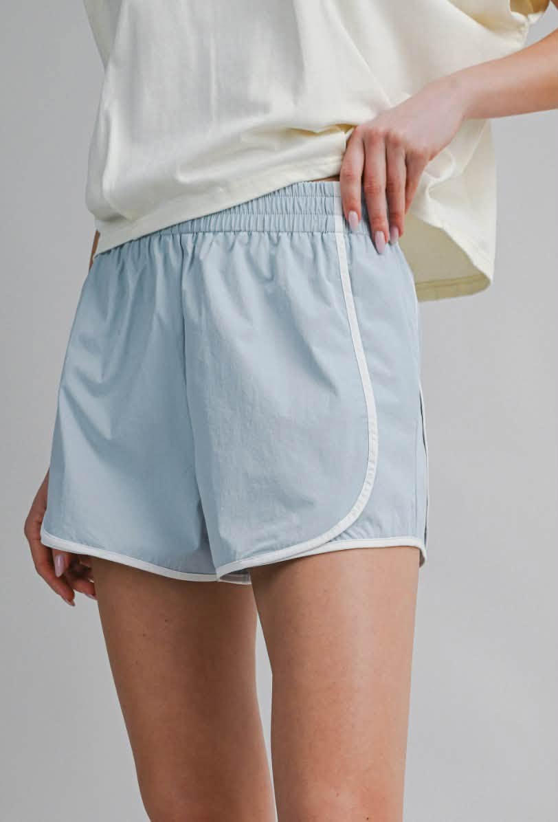 Nylon Shorts (Light Blue or Navy)