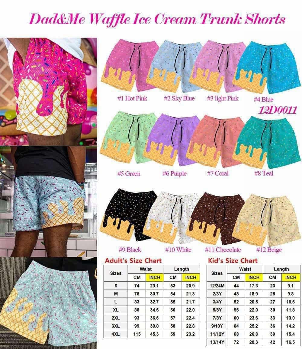 Dad + Me Drip Shorts