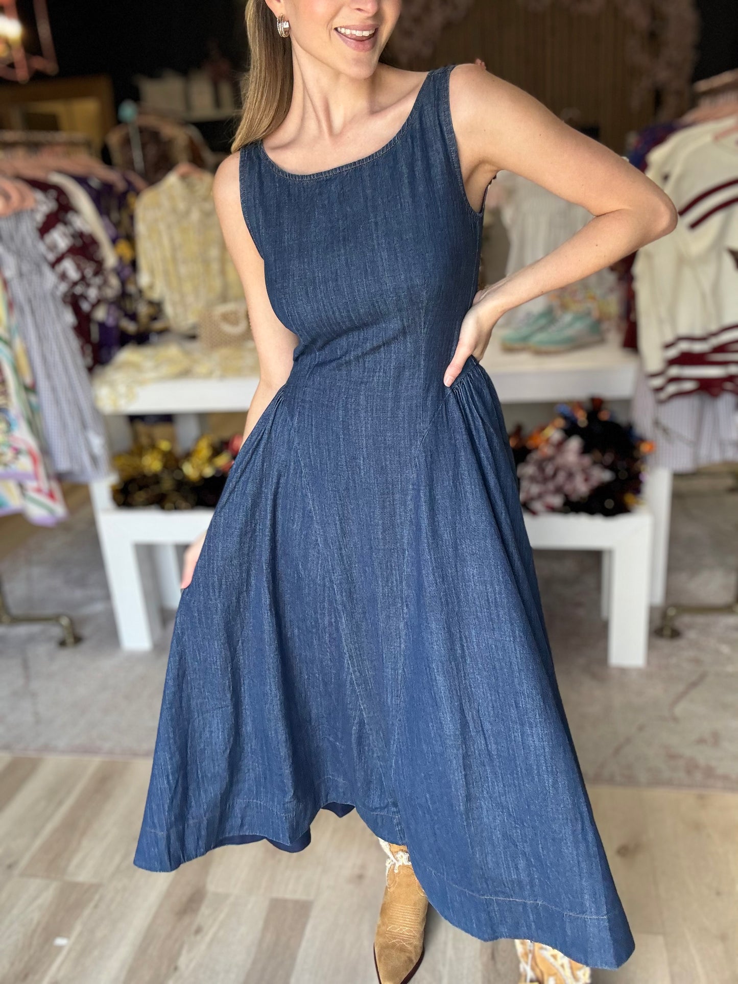 Amy Denim Dress