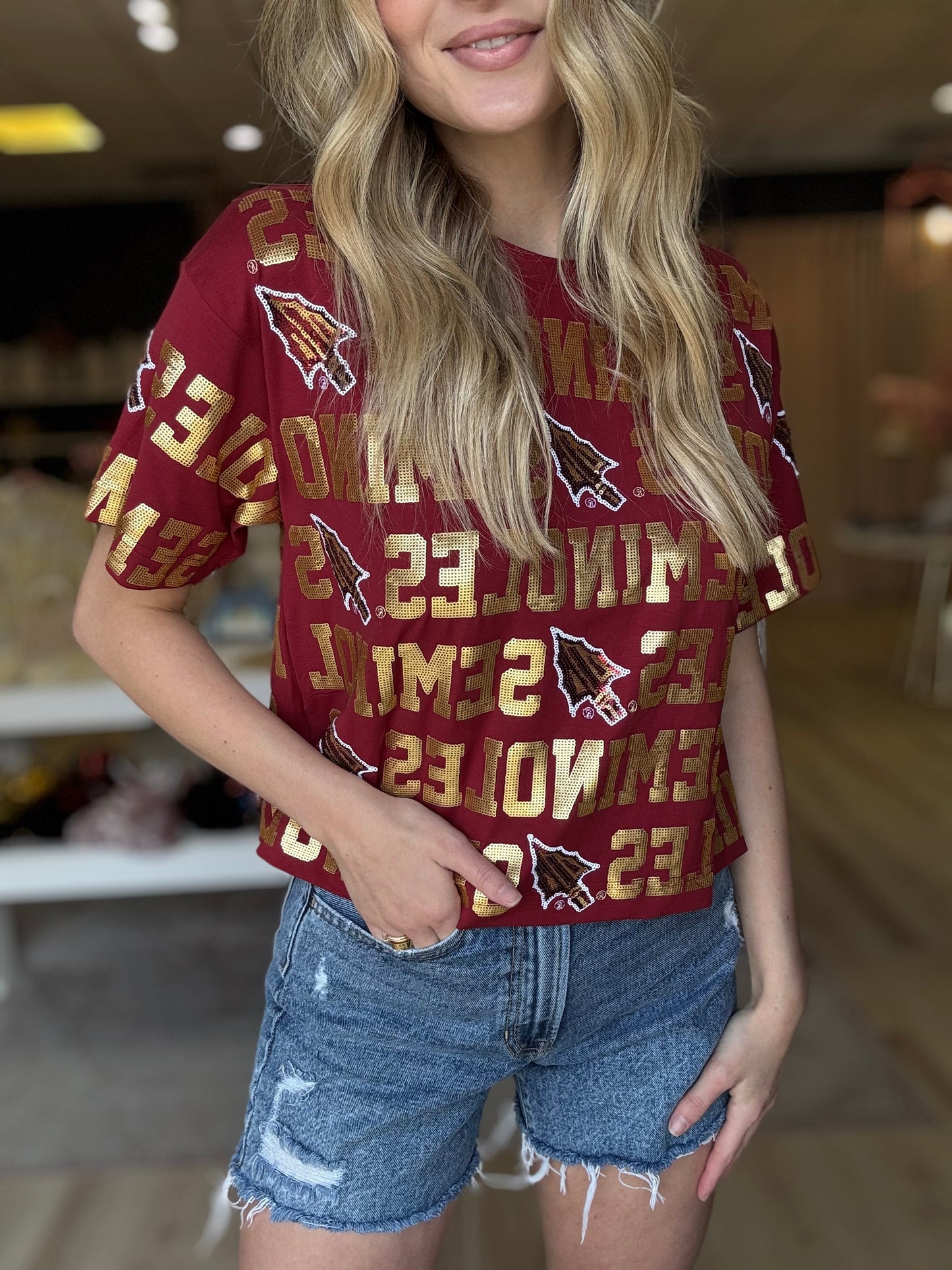 Stewart Simmons Licensed Florida State Repeat Tee