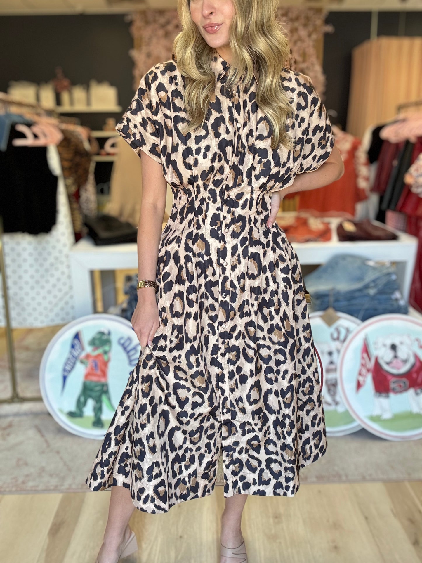 Alden Adair Becca Dress in Jaguar