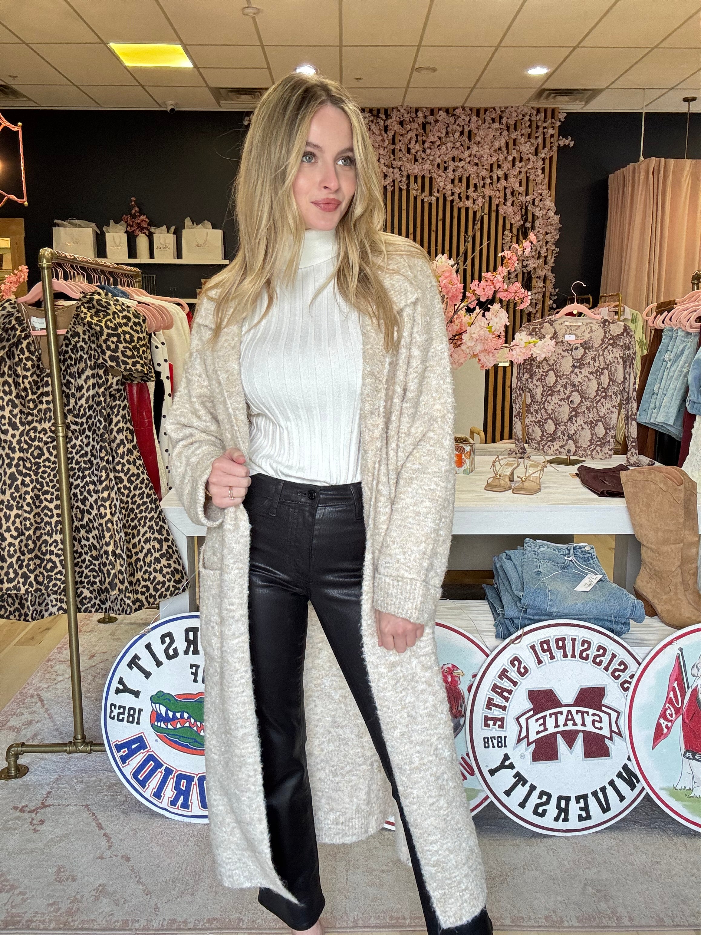 Open Cardigan Coat