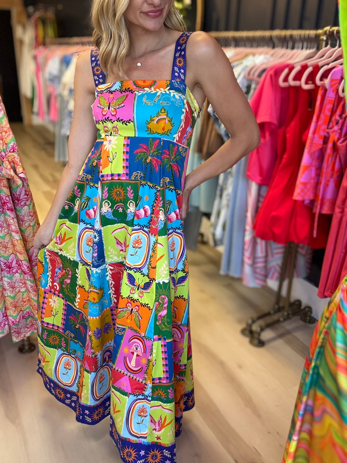 Alden Adair Maria Dress in Nirvana