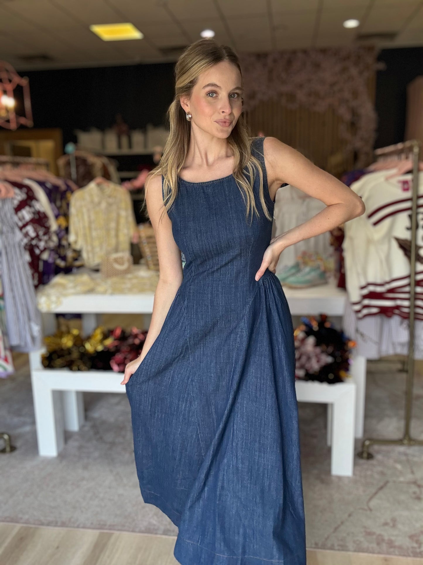 Amy Denim Dress