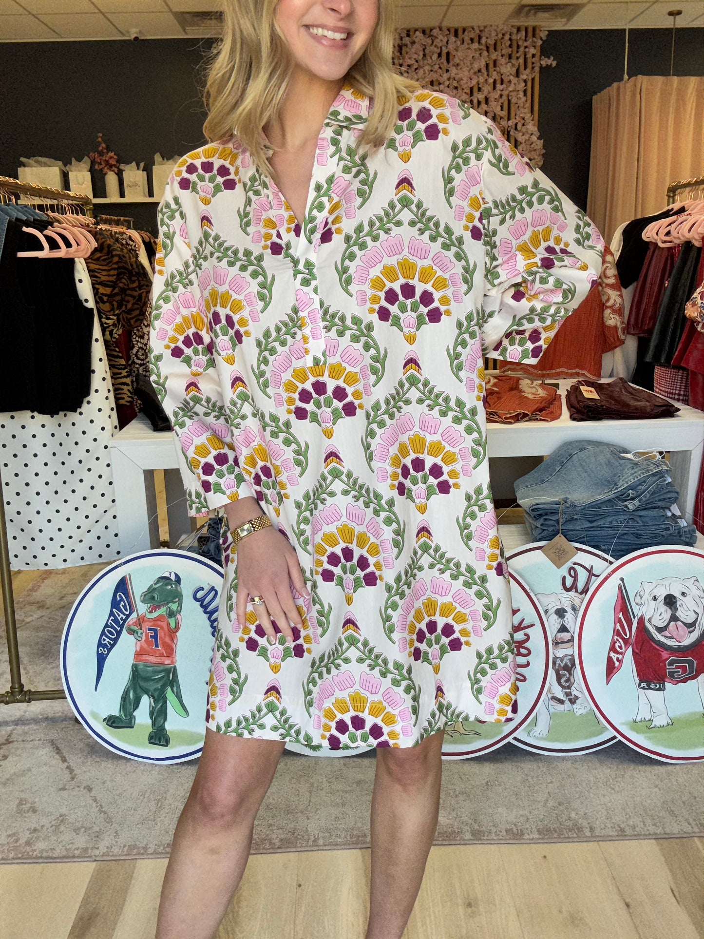 Double A Colette Dress in Botanique