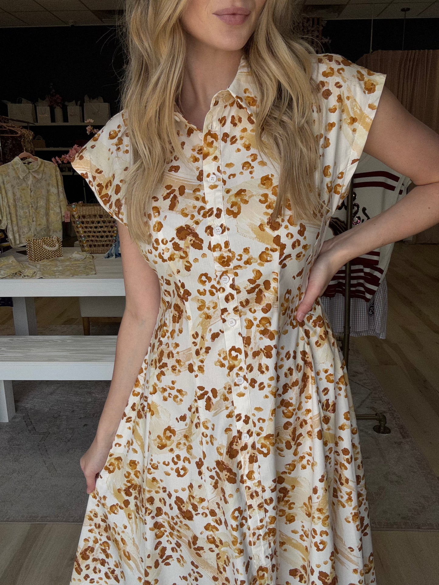Fall Print Midi