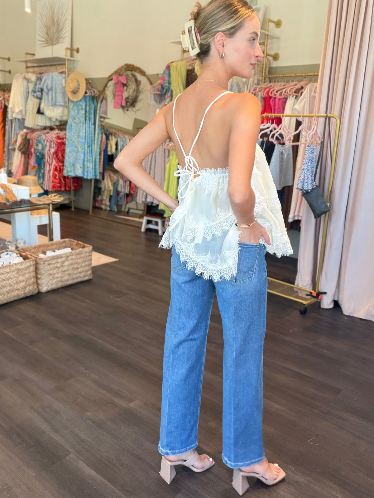 Lace Trim Blouse