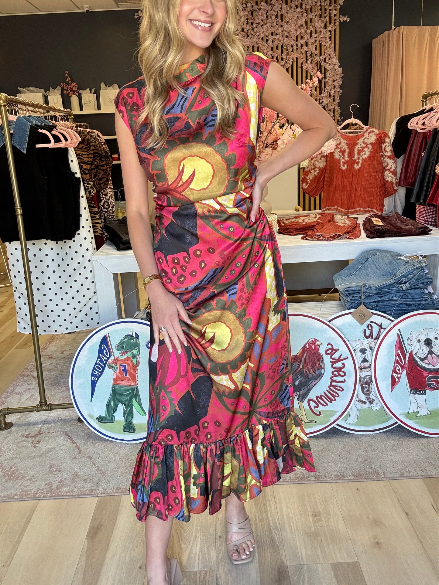 Alden Adair Estelle Dress in Jungle Floral