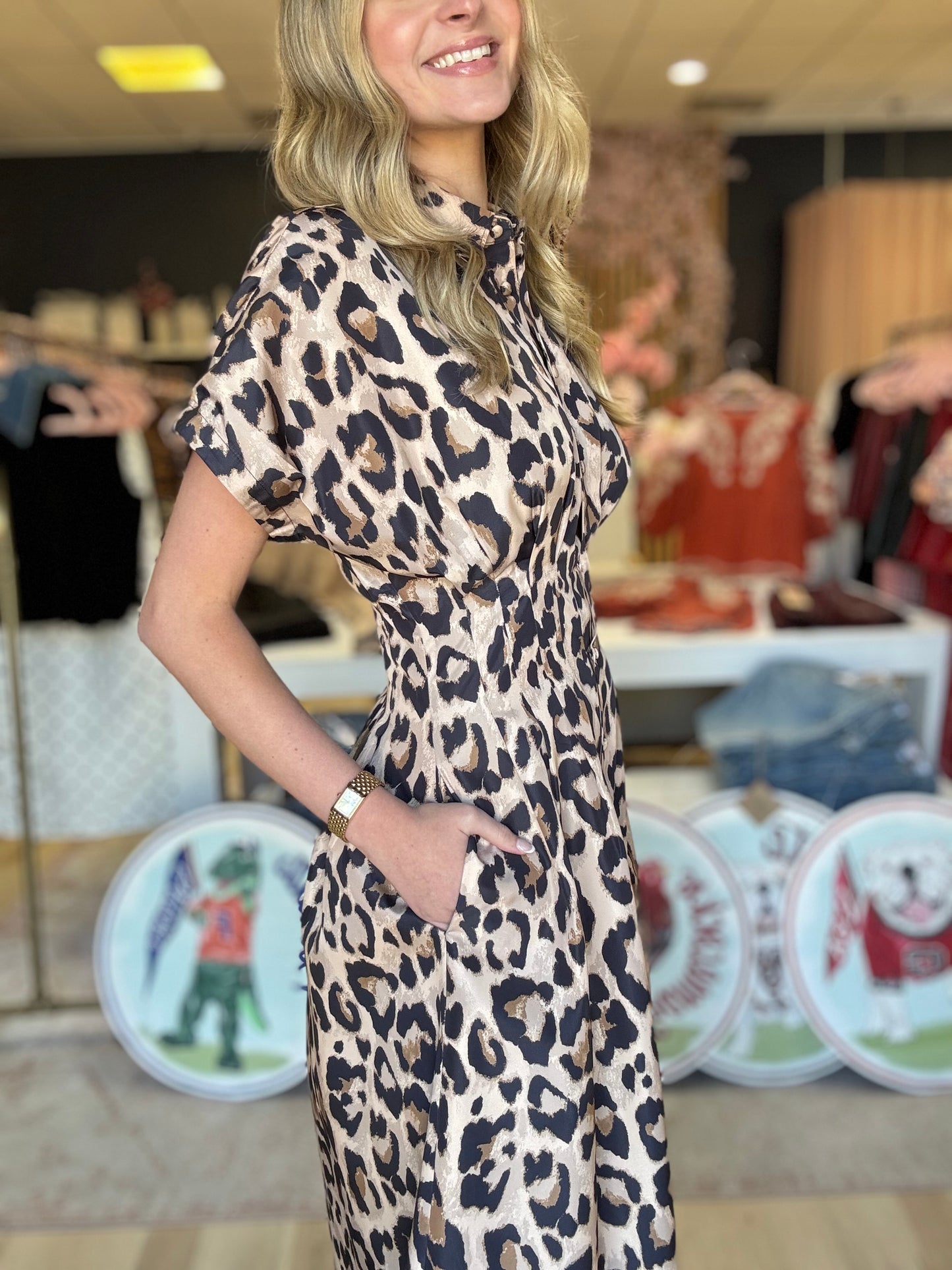 Alden Adair Becca Dress in Jaguar
