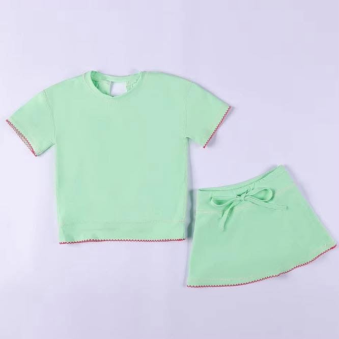 Kid Scallop Skort Set (preorder)