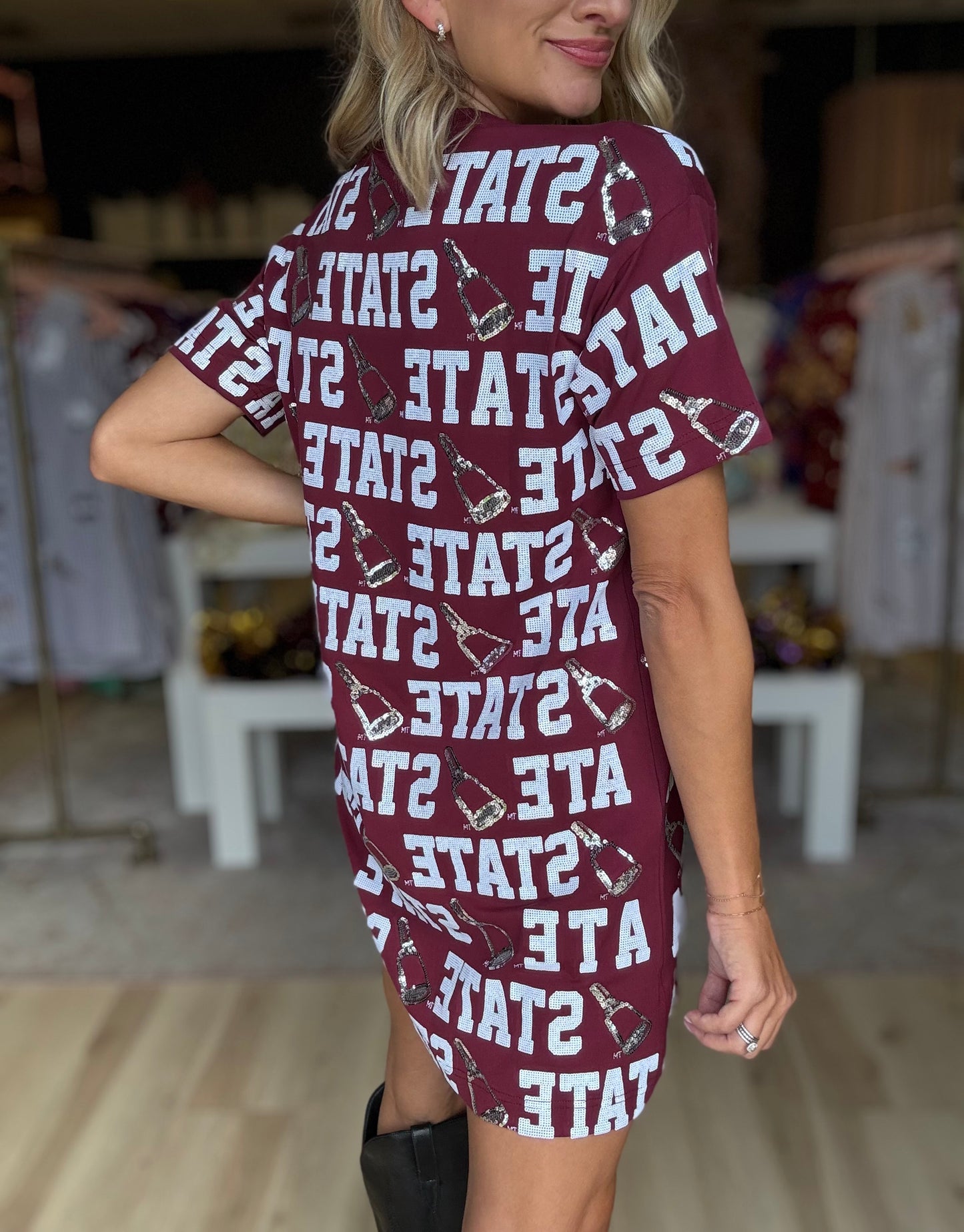 Stewart Simmons Licensed Mississippi State Repeat Dress
