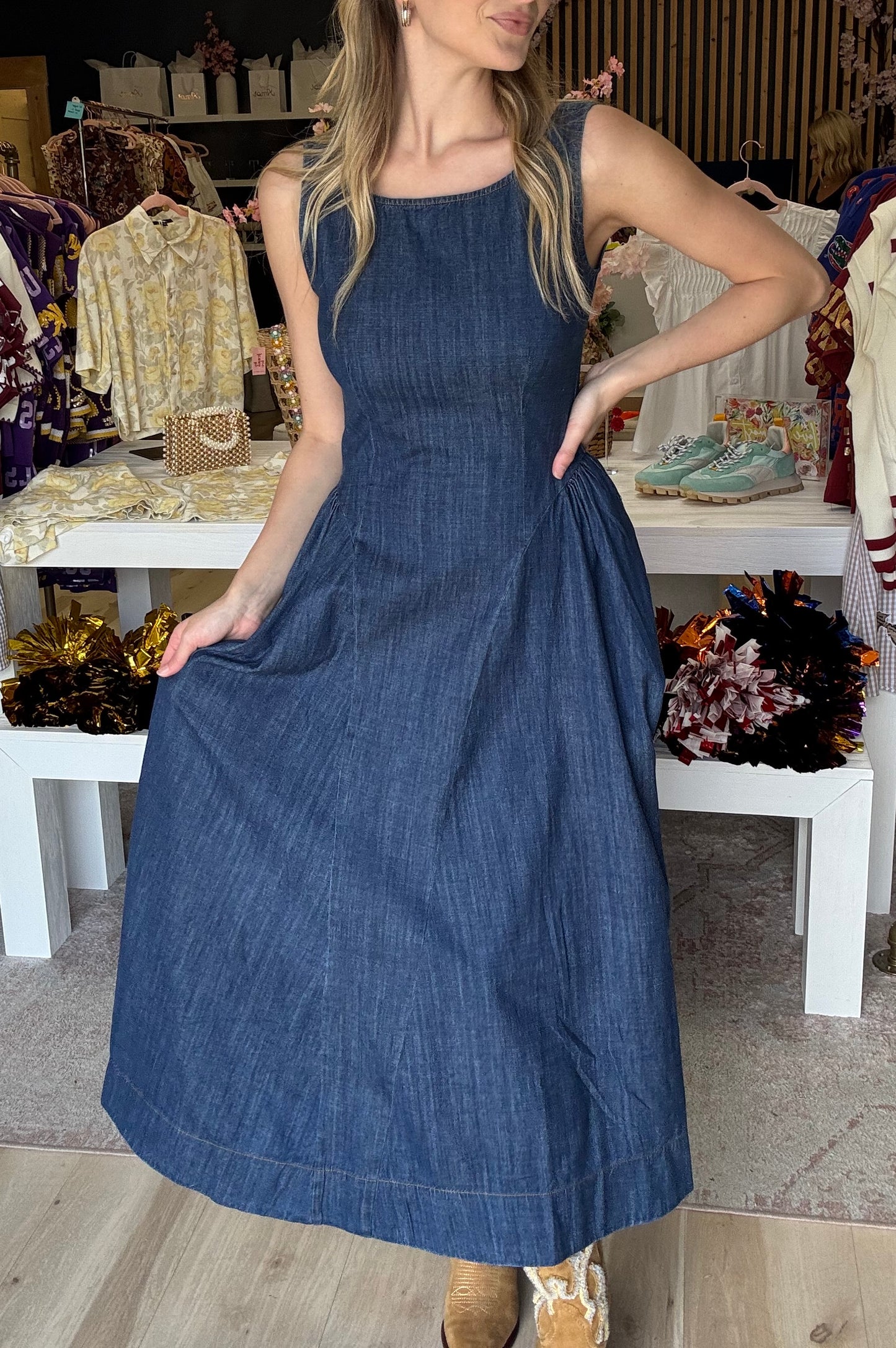 Amy Denim Dress