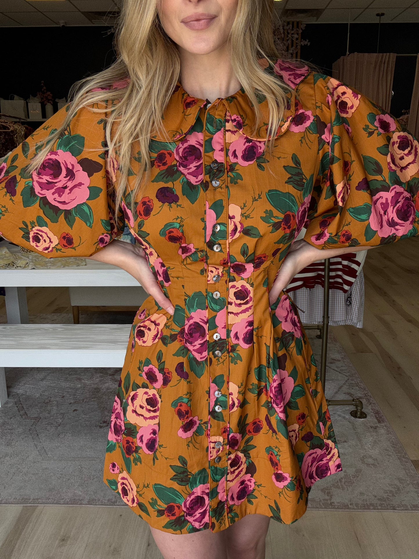 Jenna Floral Bubble Dress