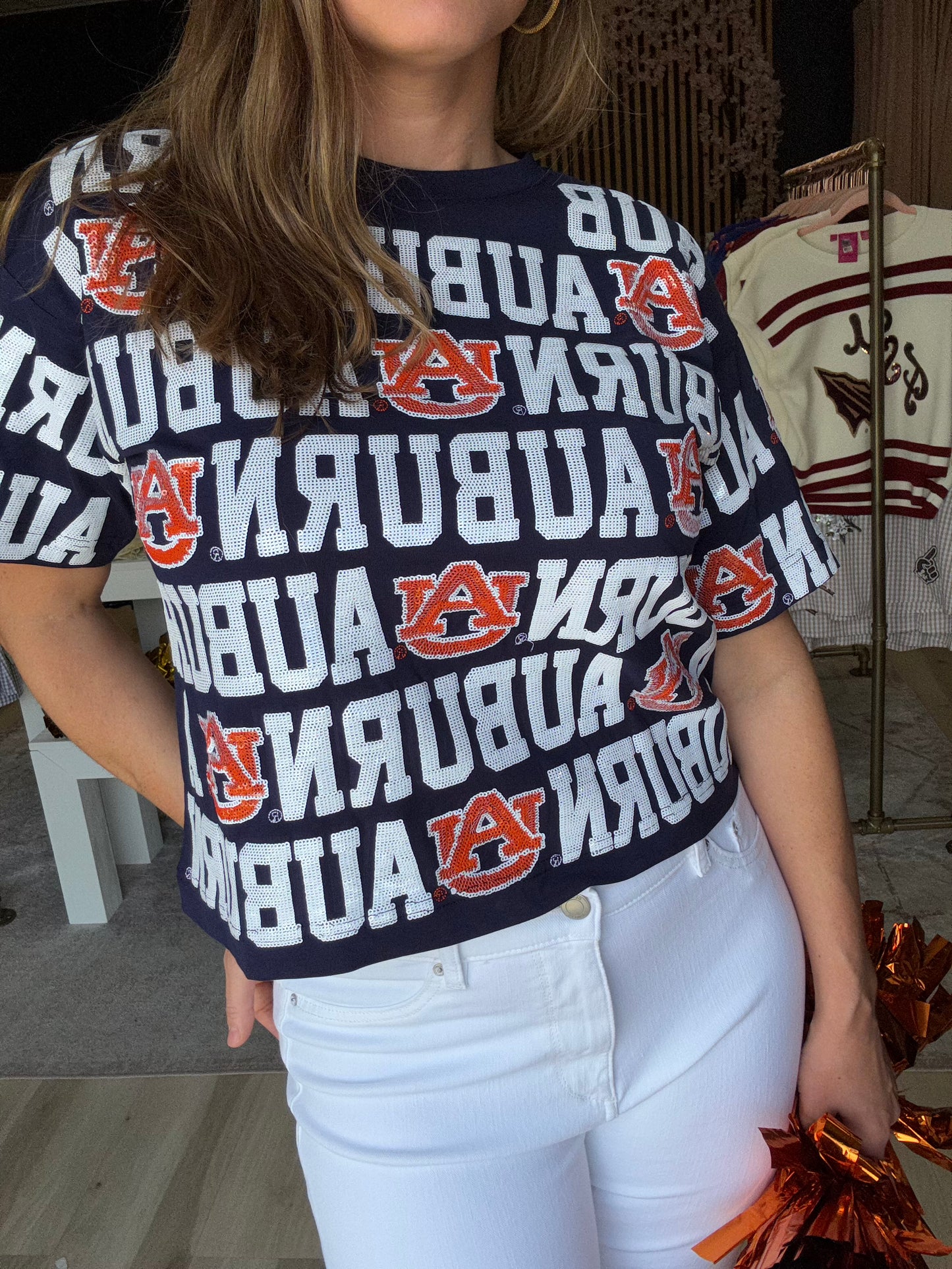 Stewart Simmons Licensed Auburn Repeat Tee