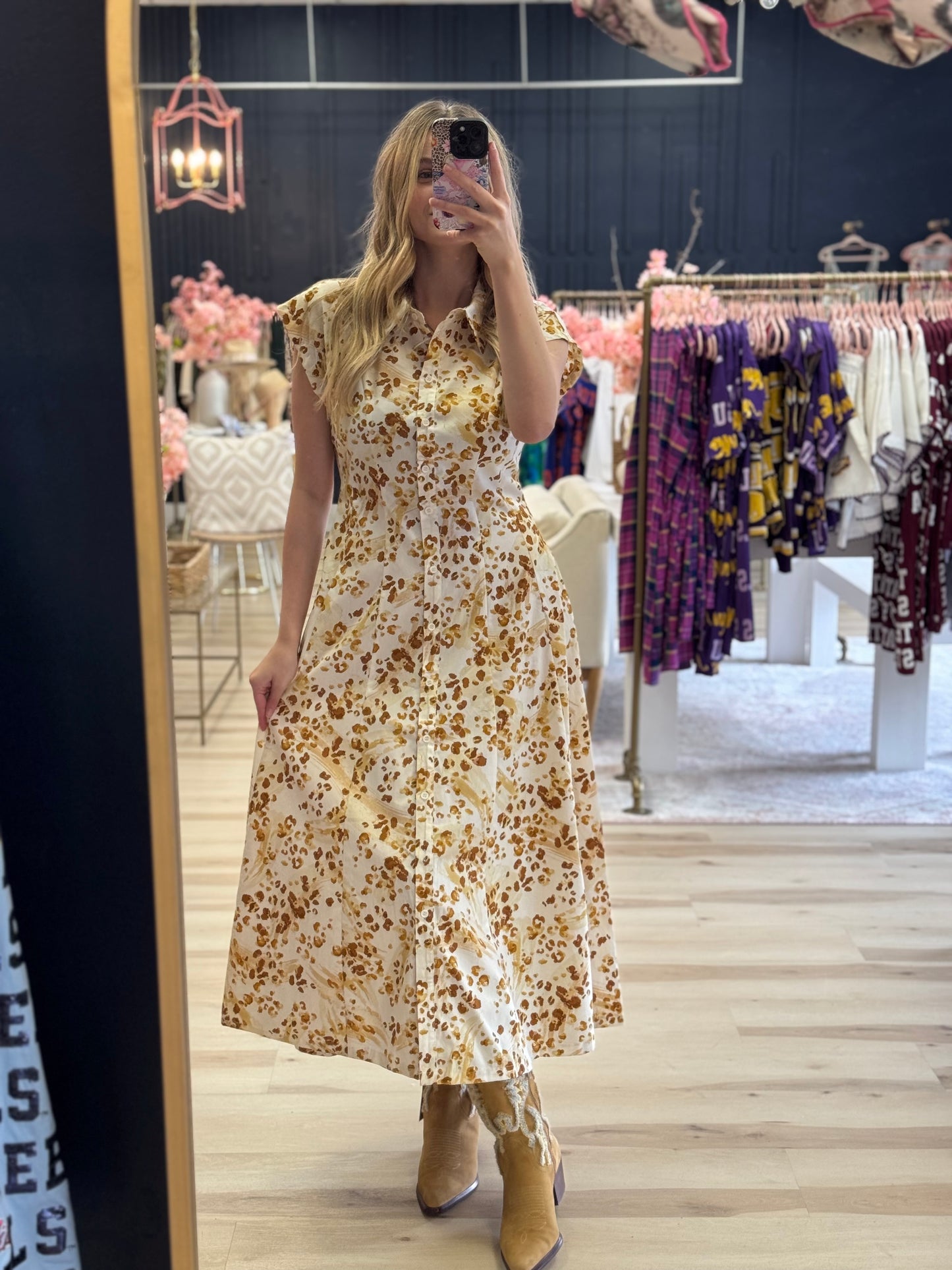 Fall Print Midi