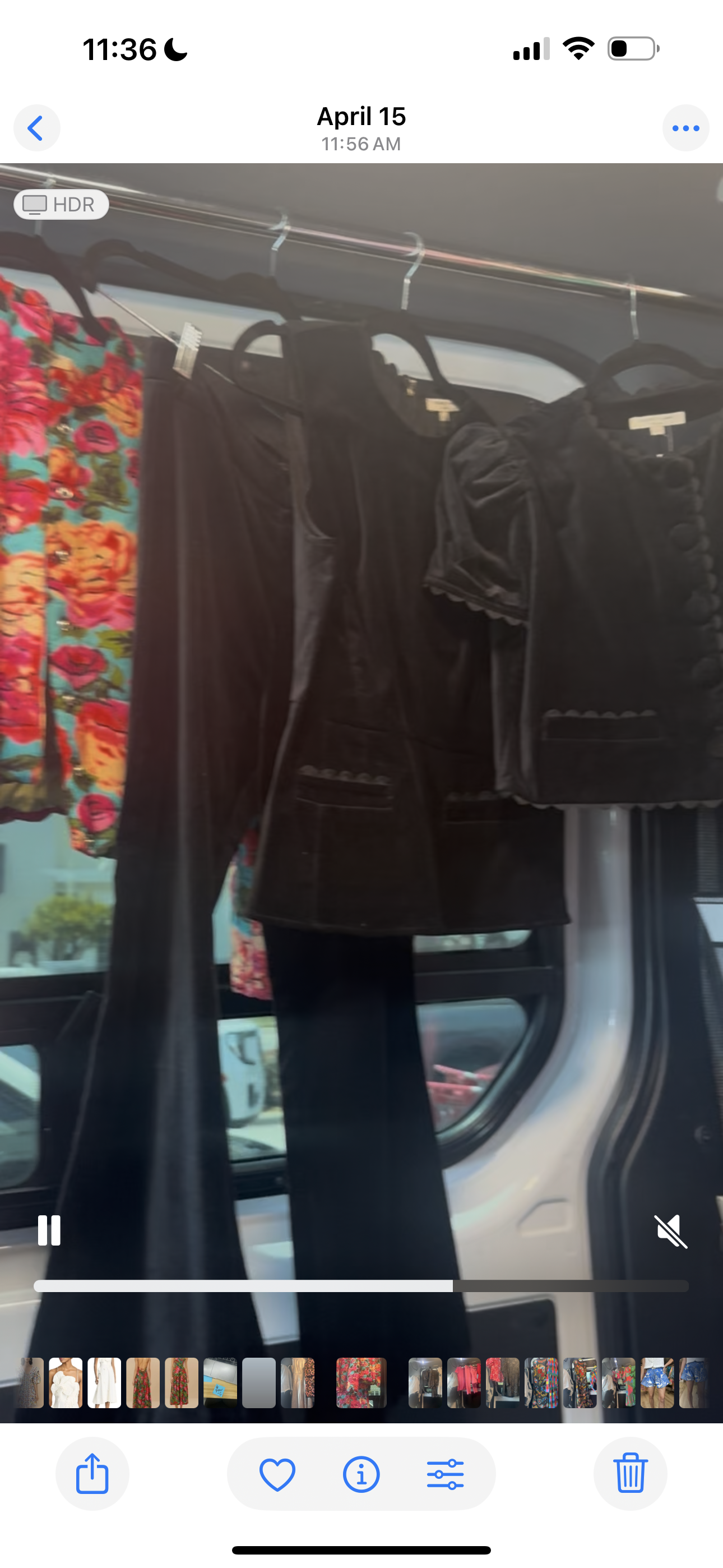 Elizabeth James Claire Top in Velvet Black