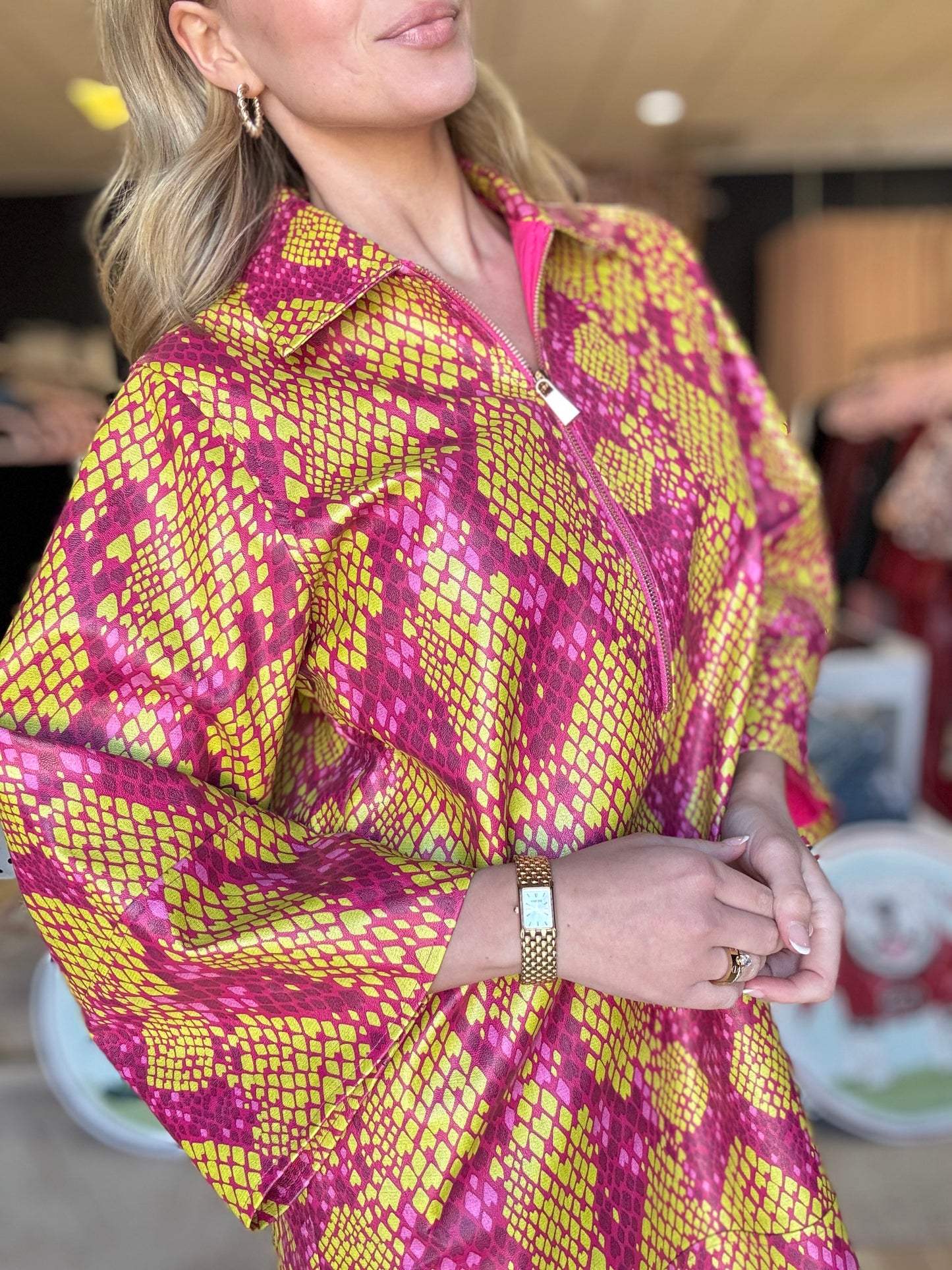 Alden Adair Dakota Dress in Serpent