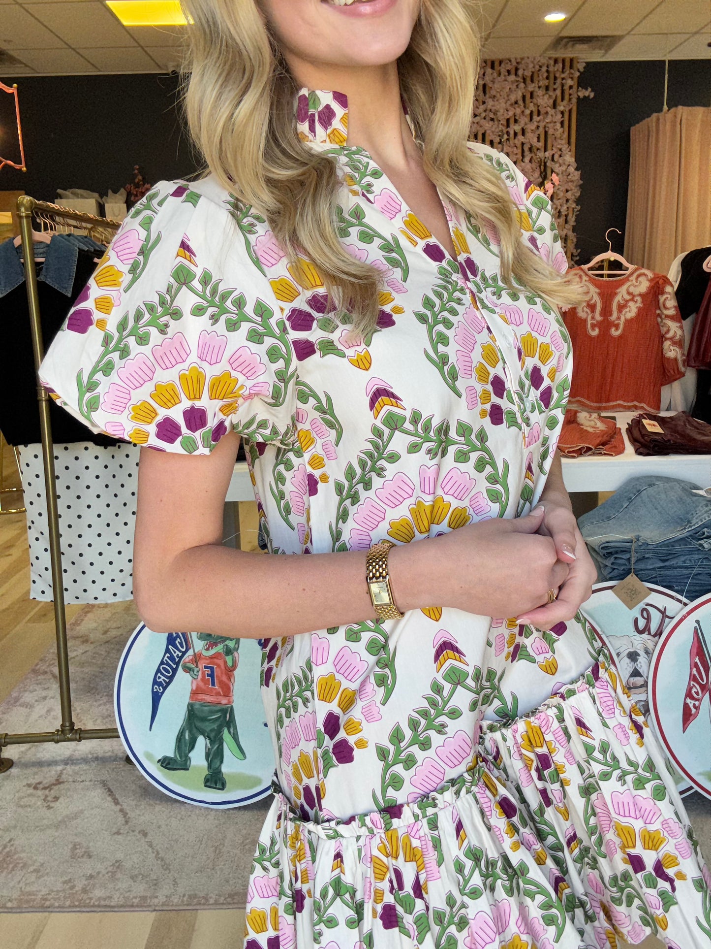 Double A Gia Dress in Botanique