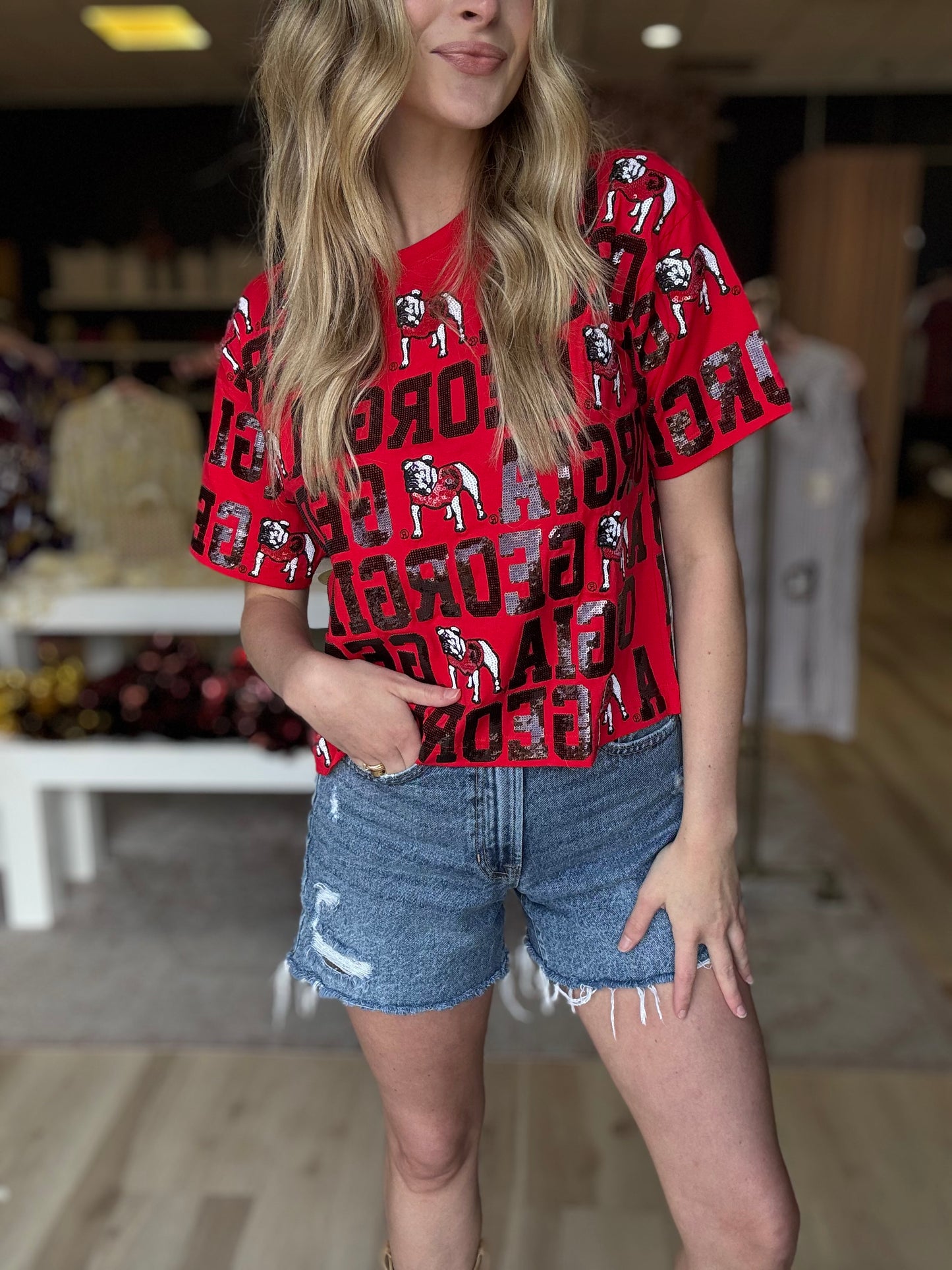 Stewart Simmons Licensed Georgia Repeat Tee