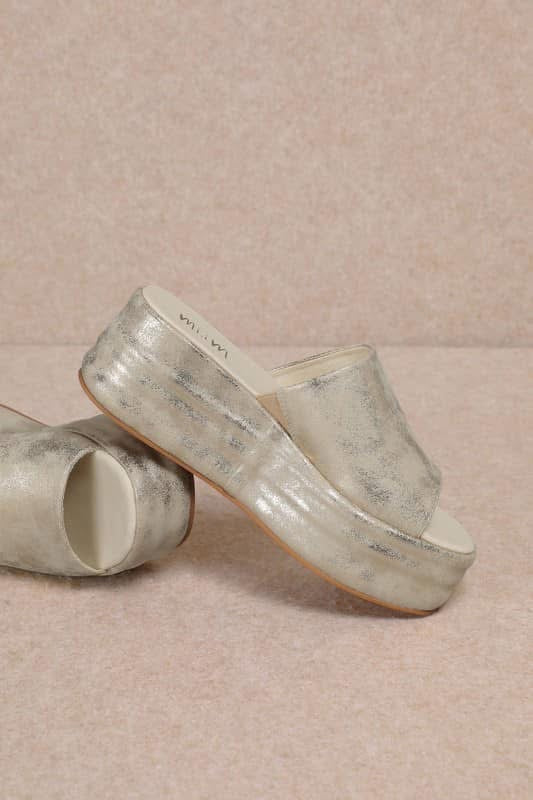 Gold Platform Shoe