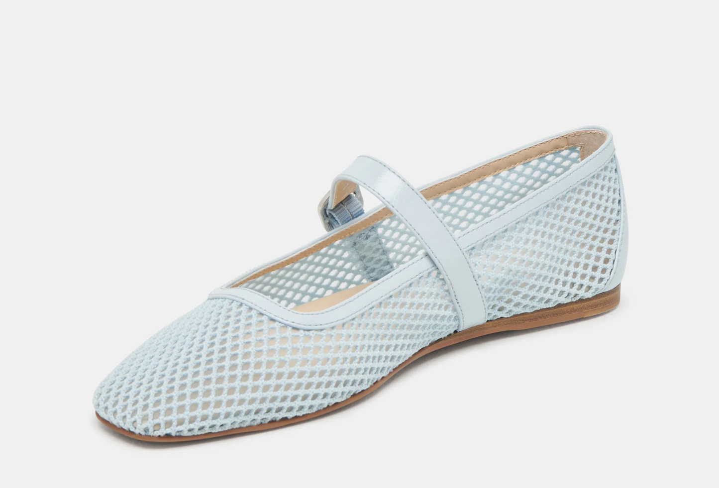 Dolce Vita Rodni Flat in Light Blue Mesh