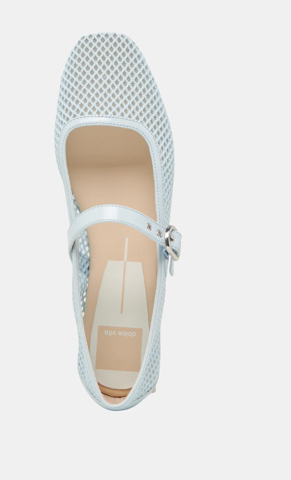 Dolce Vita Rodni Flat in Light Blue Mesh