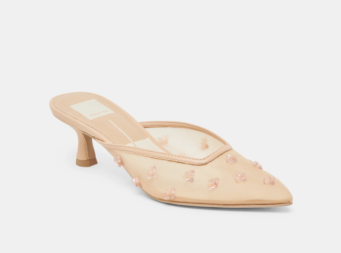 Dolce Vita Clara Heels French Vanilla Mesh