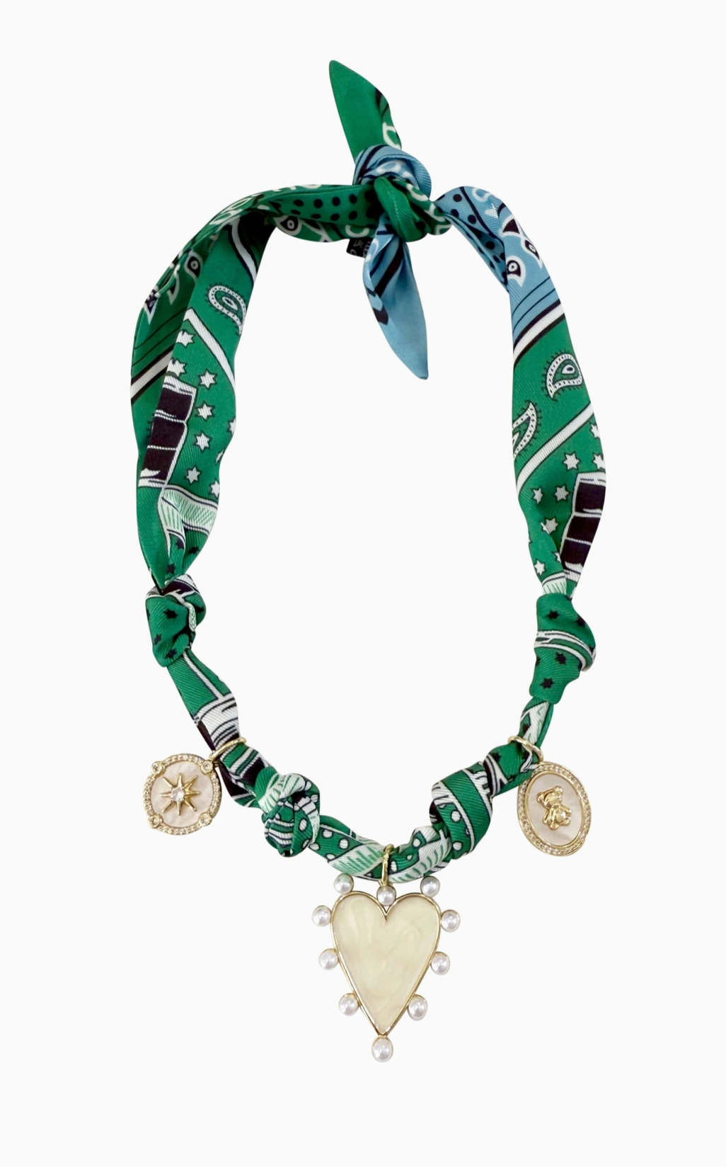 Gemelli Rhonda MultiCharm Scarf Necklace