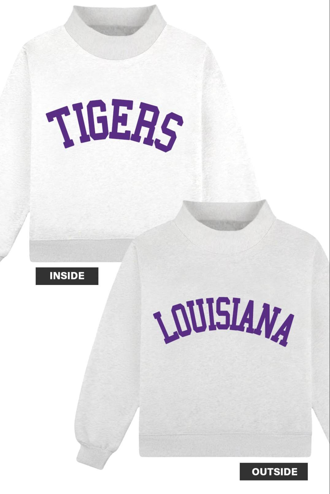 LSU Reversible Gameday Sweatshirt