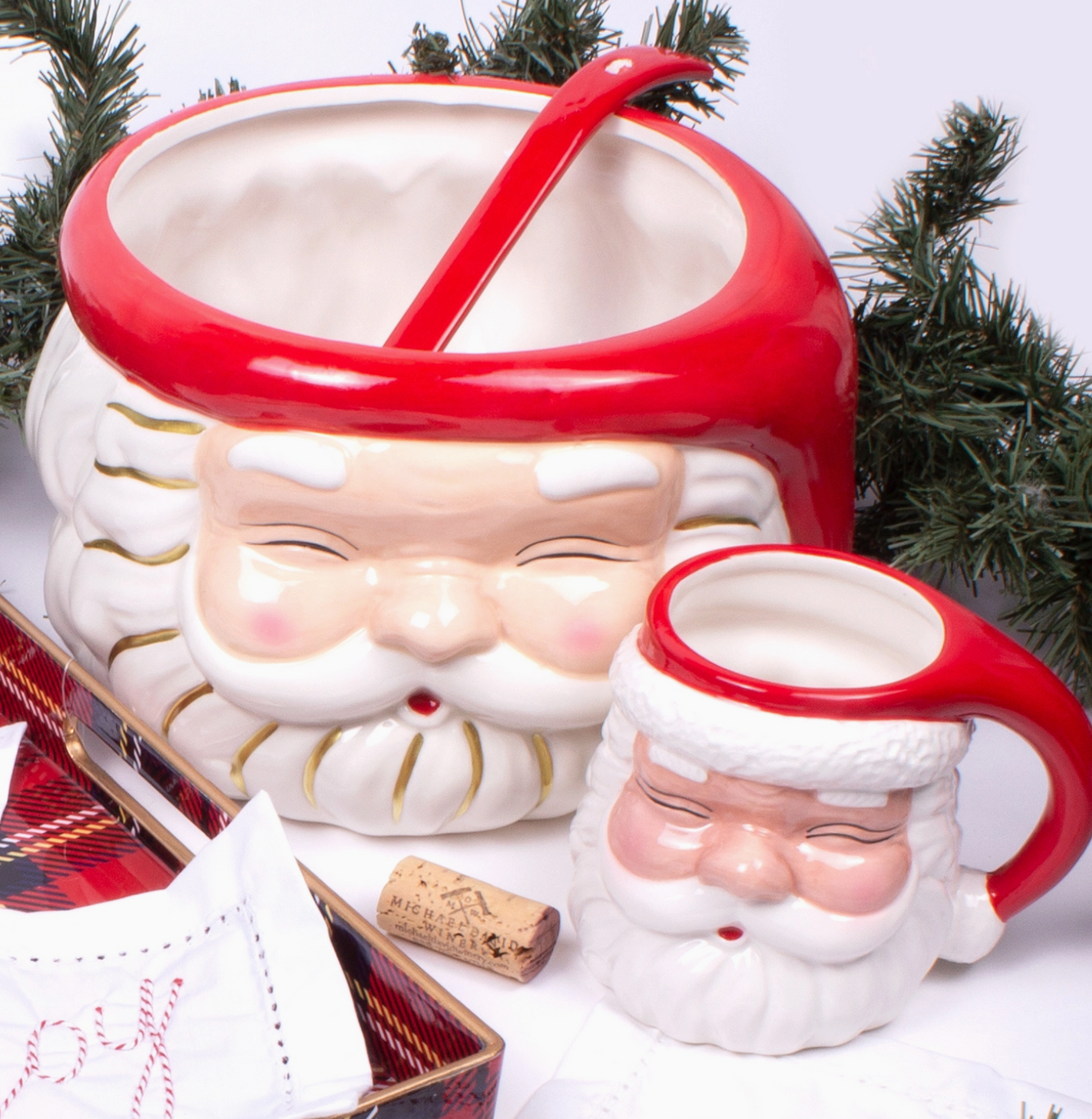 Red Santa Mugs (preorder)