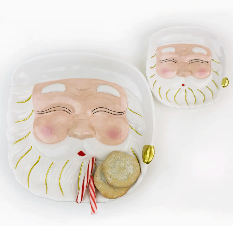 White Santa Platter (preorder)