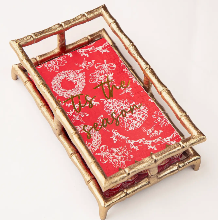Christmas Red Toile Napkin Packs