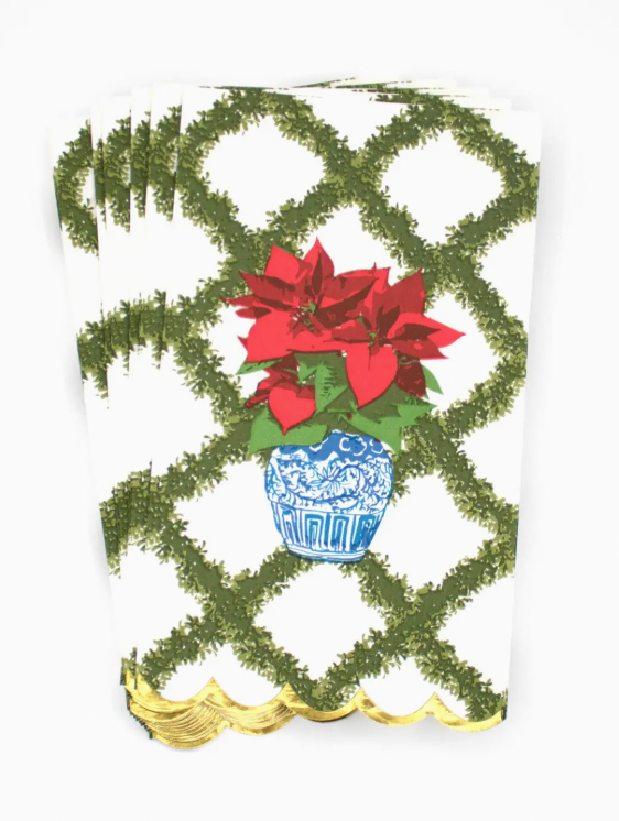 Poinsettia Napkin Packs