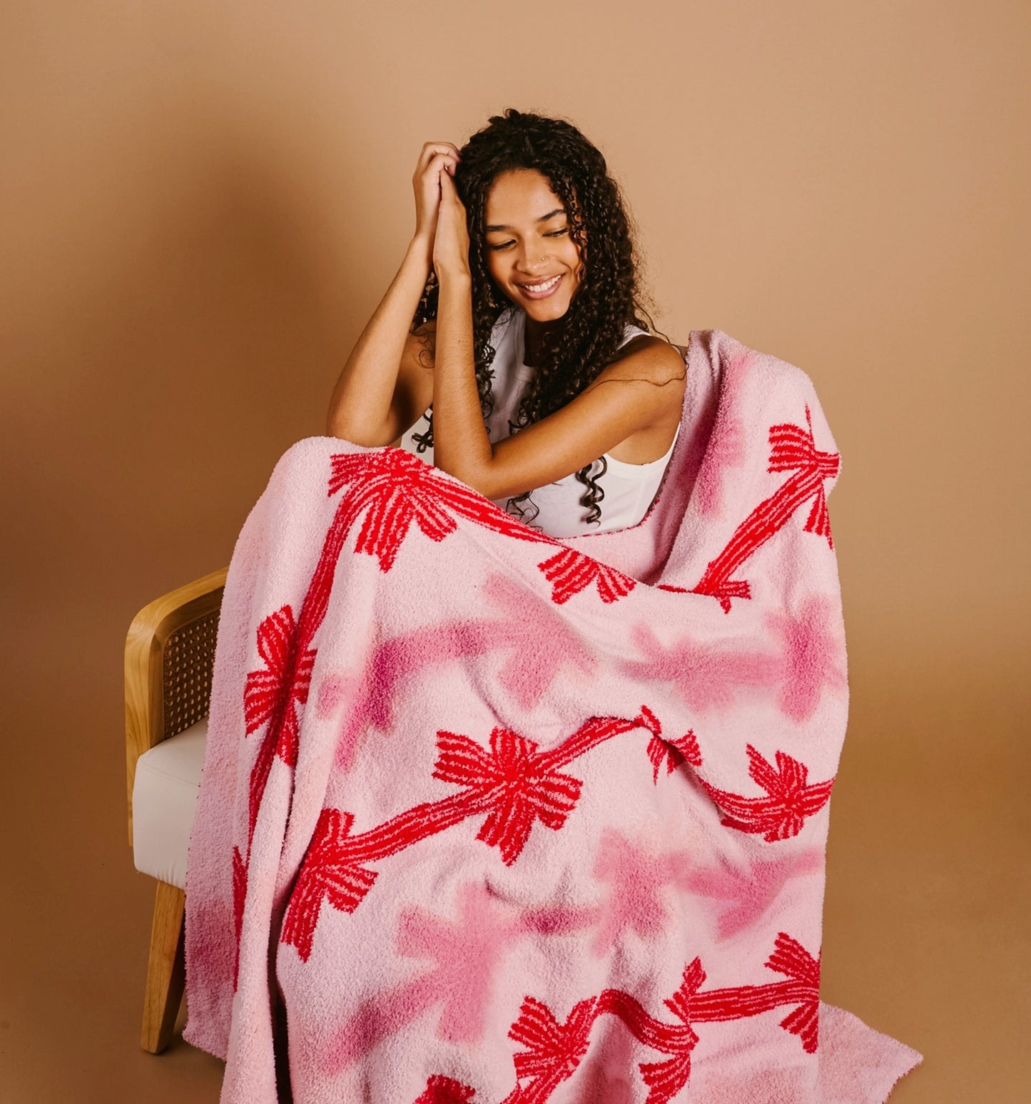 Ribbons and Bows Cozy Blanket