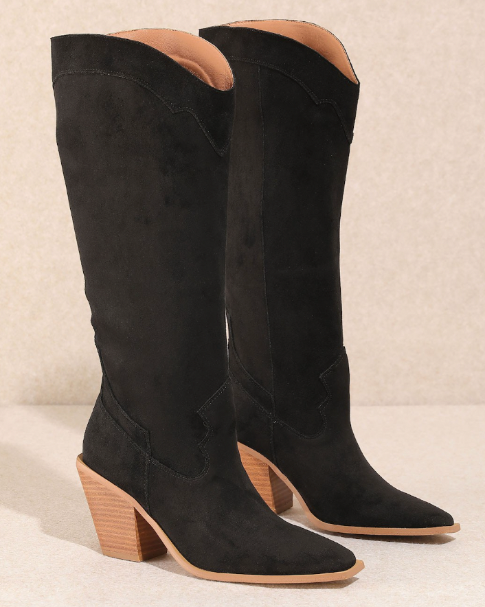 Knee High Boot - Black