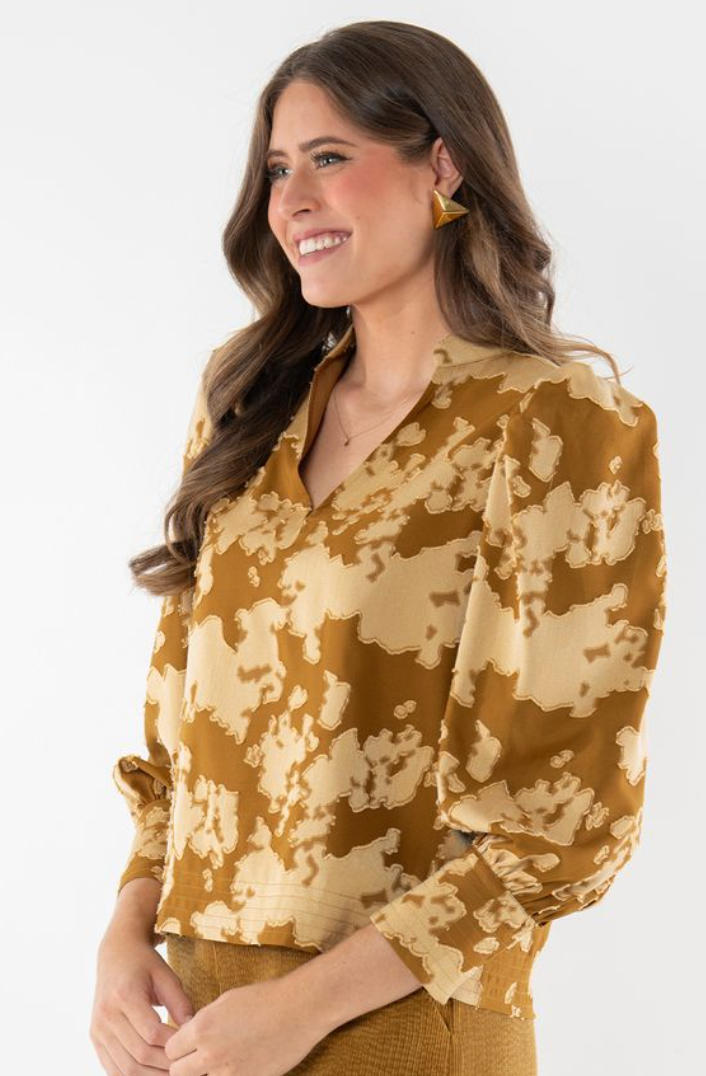 Emily Mccarthy Hampton Top in Hide