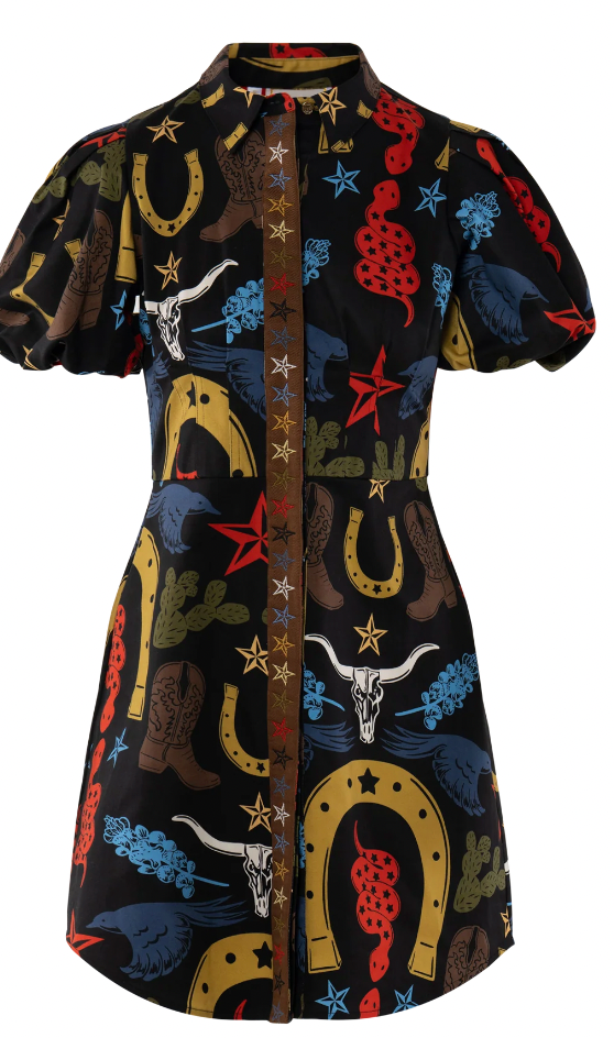 Emily Mccarthy Britt Dress in Lonestar